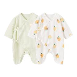 童泰婴儿蝴蝶衣新生儿纯棉连体衣