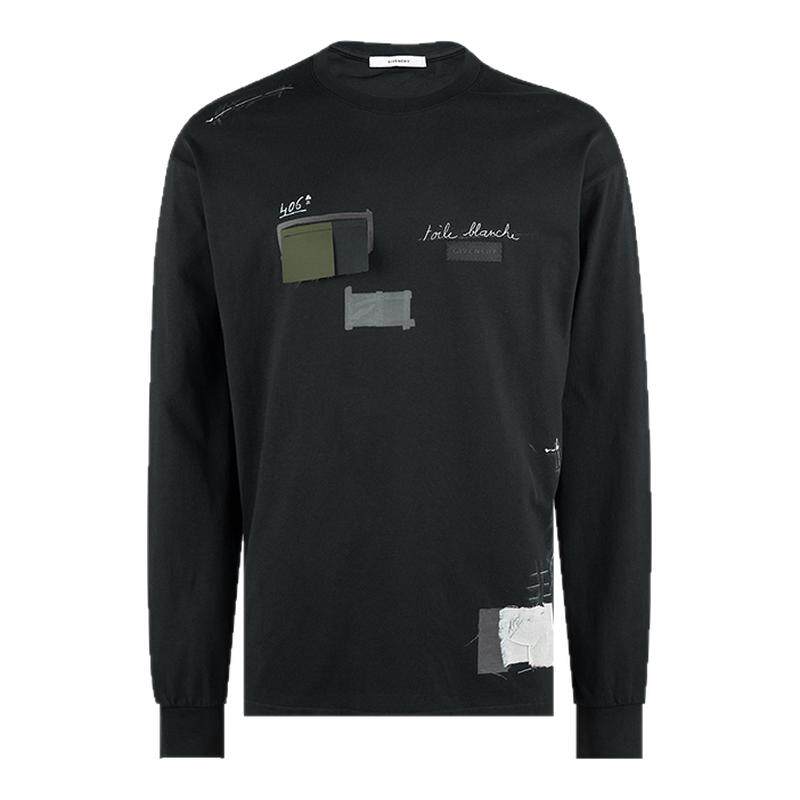 Givenchy/纪梵希字母长袖T恤男士