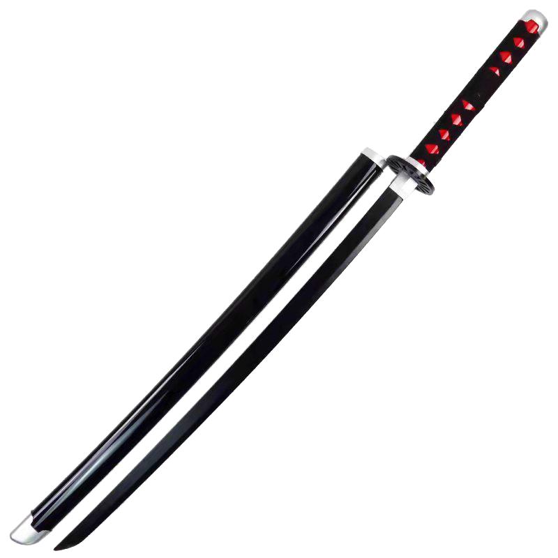 鬼灭之刃日轮刀炭治郎我妻善逸 武士刃COS刀武器道具儿童玩具木刀