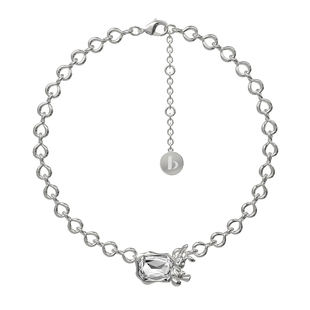 BOONEE童话系列大宝石小兔子项链原创设计轻奢小众高级短款锁骨链