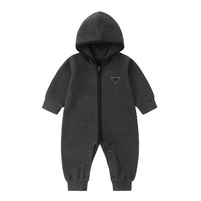 婴儿连体衣秋冬季加绒保暖防风