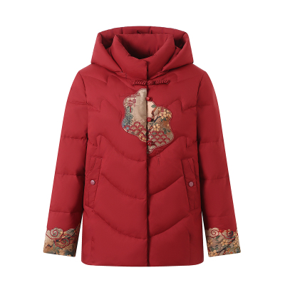 新款妈妈冬装羽绒服女中长款中老年人冬季外套保暖女士时尚休闲装