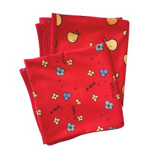 喵爸喵妈婴儿包巾新生儿产房纯棉红色包单出院红布单宝宝包裹巾