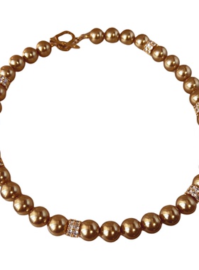 新年情人节南洋珍珠正圆毛衣项链