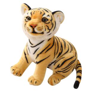 小老虎玩偶老虎公仔虎年吉祥物毛绒玩具仿真虎娃娃摆件生日礼物男