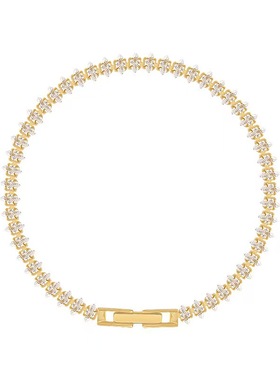 时尚几何水滴形锆石手链