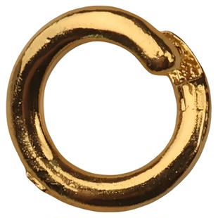 V.feel18k包金卡扣开口圈闭口连接环手工diy项链手链收尾饰品配件