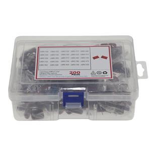 盒装 200个25种规格 0.001uf~2.2uf 630V CBB金属化薄膜电容器包