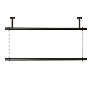 阳台顶装固定晾衣杆不锈钢晾衣架老式吊杆阳光房顶上挂衣杆一整根