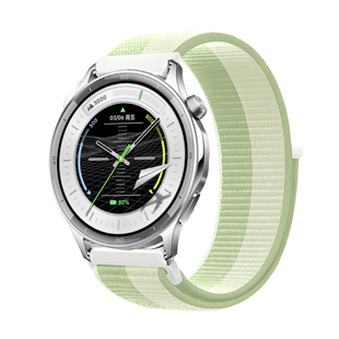 适用OPPO Watch S表带watchx2mini新款尼龙回环腕带4Pro智能运动OnePlus Watch2R/一加表链女时尚透气替换带