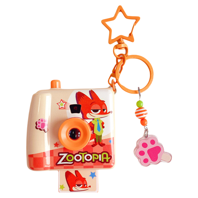 正版迪士尼疯狂动物城挂件煤油灯钥匙扣可爱狐狸尼克朱迪电影同款