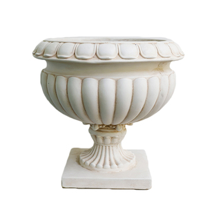 欧式罗马盆高脚花园庭院阳台别墅底座柱子特大号户外园艺网红花盆