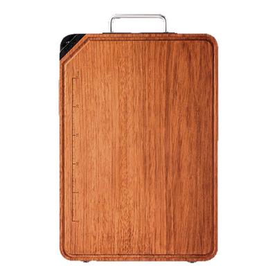 苏泊尔花梨木菜板实木整块案板家用整木切菜板水果砧板厨房双面板