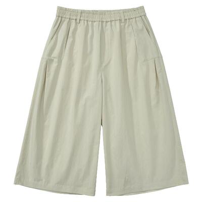 夏天薄款基础百搭工装短裤七分