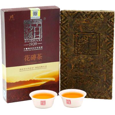 白沙溪年份砖形千两1kg安化黑茶