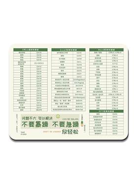 打工人文字鼠标垫高颜值键盘垫