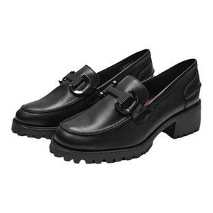 24Hrs西班牙24小时进口女士时尚轻盈松糕鞋 质感小牛皮单鞋 26230