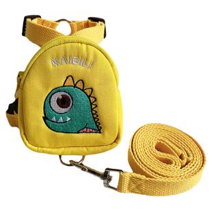 狗胸背带小书包猫咪牵引狗牵引绳比熊泰迪柯基自背包工字防挣脱绳