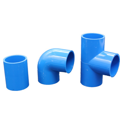 PVC管接头四通直接弯头三通堵帽