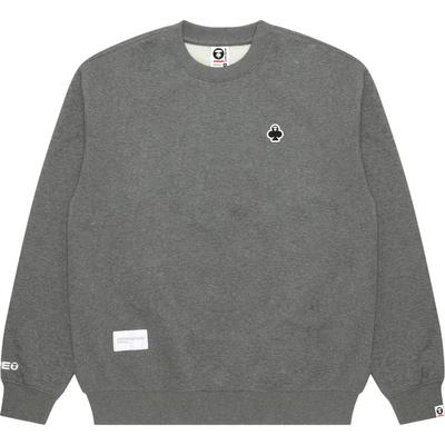 Aape潮流薄绒圆领卫衣