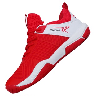 蓝托克击剑鞋专业训练比赛防滑耐磨透气运动鞋男女