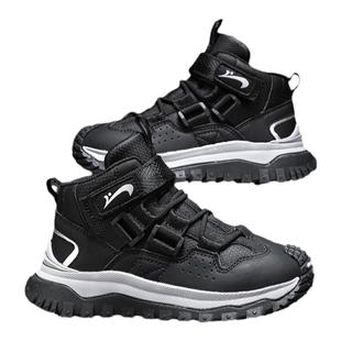 贵人鸟儿童官方旗舰店加绒男童二棉秋冬款2025新款冬季高帮运动鞋