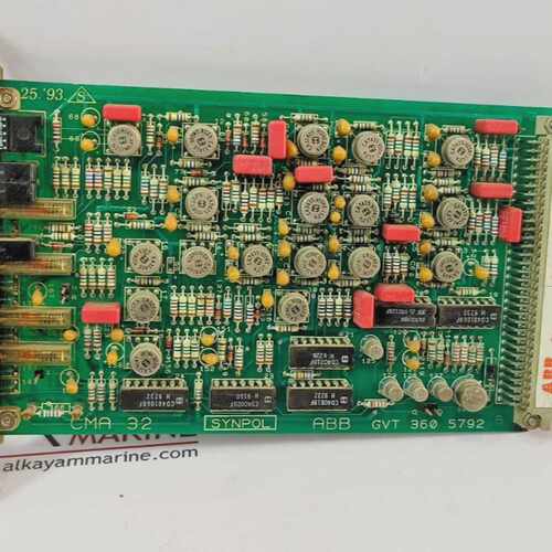 ABB SYNPOL GVT 360 5792 CMA 32-1 PRINTED CIRCUIT BOARD (FAST