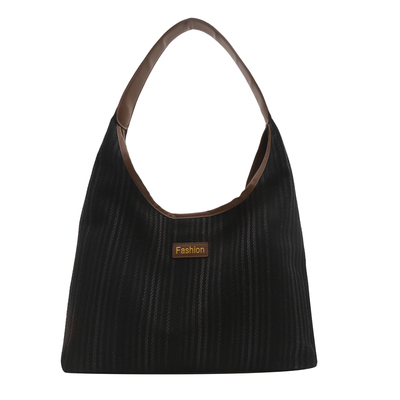 麦瑞雅时尚格纹帆布腋下托特包