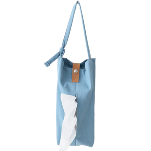 Auramoon.Customer.纸巾盒日式布艺纸巾抽车载悬挂抽纸袋 | 待客