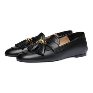 【早秋新品】SW WYLIE SIGNATURE 流苏折叠后帮两穿平底鞋乐福鞋