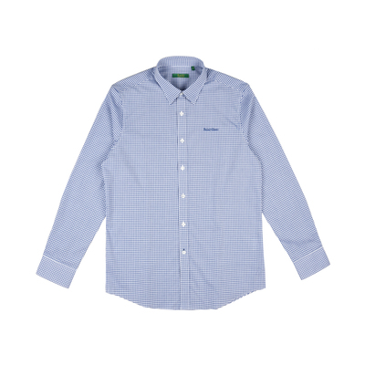 雷迪波尔刺绣logo衬衫含桑蚕丝