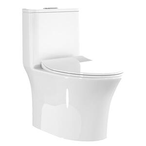 浪鲸虹吸式马桶坐便器家用卫生间抽水普通防臭防溅水小户型座便器