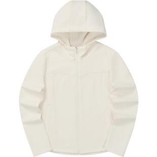 立型科技丨鸿星尔克外套女款春秋女士修身针织连帽运动服女装卫衣