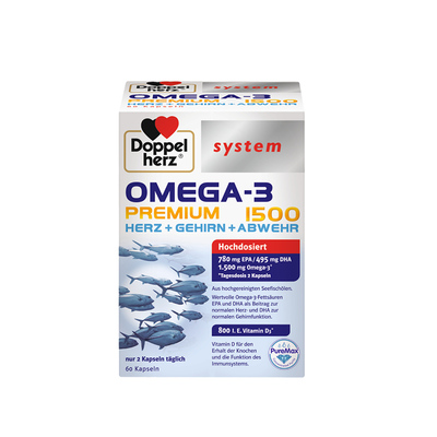 德国双心鱼油omega-3高纯浓度深海鱼油EPADHA成人官方旗舰店正品