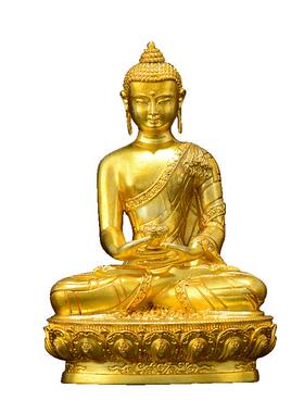 闯隆7cm小铜像合集鎏金装饰摆件