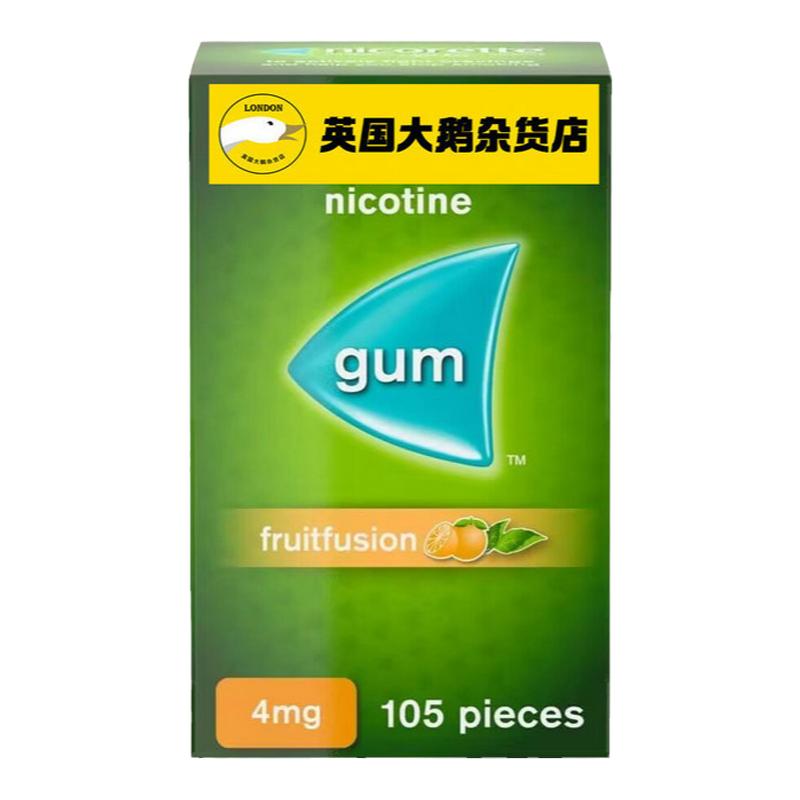 强生水果味4mg105颗口香糖