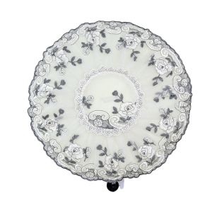 电扇罩电风扇罩子防尘罩落地式全包式风扇套子圆形家用布艺外罩盖