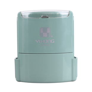 一鸿回墨印章材料批发翻转章红绿圆形椭圆方形可放芯片自带红印台