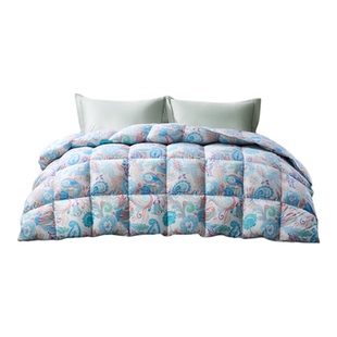 富安娜羽绒被白鹅绒被芯加厚被褥冬季被子学生保暖单人双人冬厚被