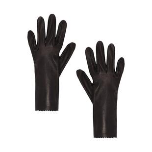 [冬季新品]MANOKHI Short Leather Gloves 巧克力色REVOLVE小众