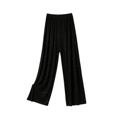 阔腿裤女夏季薄款高腰莫代尔坠感