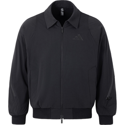 Adidas/阿迪达斯正品秋冬新款男士翻领拉链加绒外套JZ4192