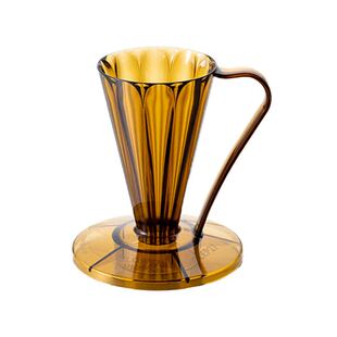 日本三洋CAFEC V27度滤杯一人手冲咖啡滴滤杯FLOWER DEEP花瓣锥形