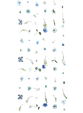 悬浮花门帘瀑布花艺氛围吊饰