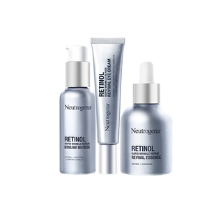 【官方旗舰店】露得清超A面霜/眼霜精华抗皱早C晚A淡化细纹皱纹