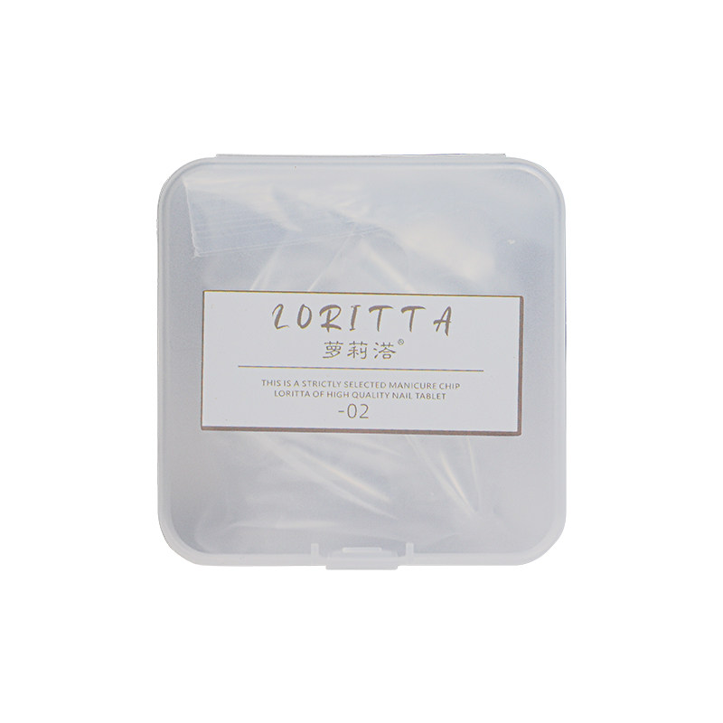 萝莉溚月牙甲片单号补充装超薄无痕C弧浅半帖假指甲延长穿戴甲用