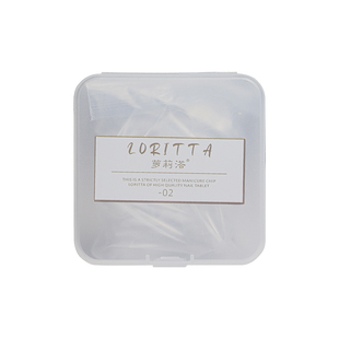 萝莉溚月牙甲片单号补充装超薄无痕C弧浅半帖假指甲延长穿戴甲用