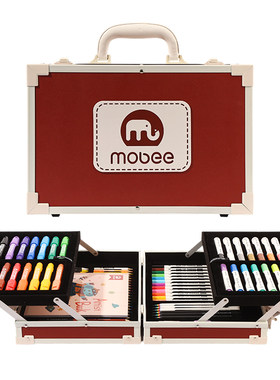 mobee儿童水彩笔文具画笔套装