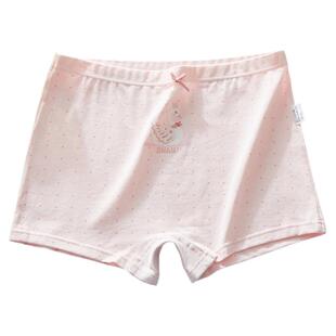 女生内裤学生少女12岁纯棉平角初高中生高腰青春期女孩发育四角裤