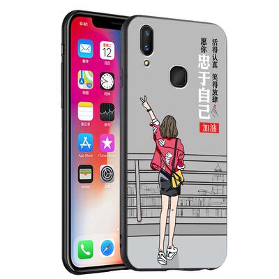 luckrider适用于VIVONEX-A手机保护壳vivonex后指纹女生外壳 。Nex-a全包边防摔v1v0软硅胶nex-A后指纹男壳v